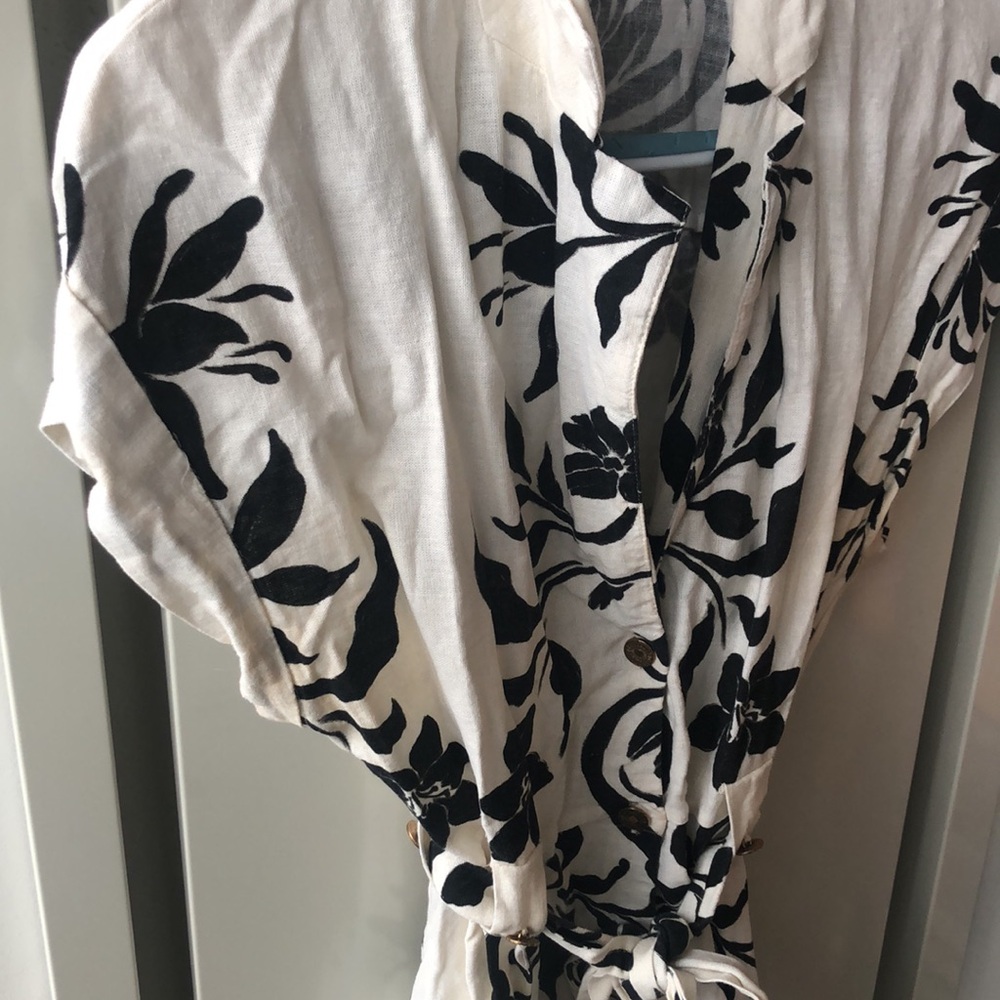 ZARA Black/Cream Dress - Picture 3 of 5